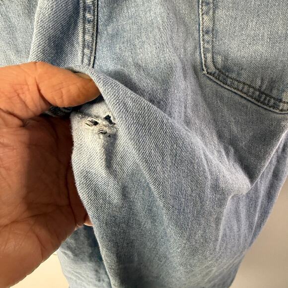 Levi's 511 Slim Fit Jeans Men's Light Wash W36 L30 - Worn/Rips Denim VINTAGE - Picture 6 of 7